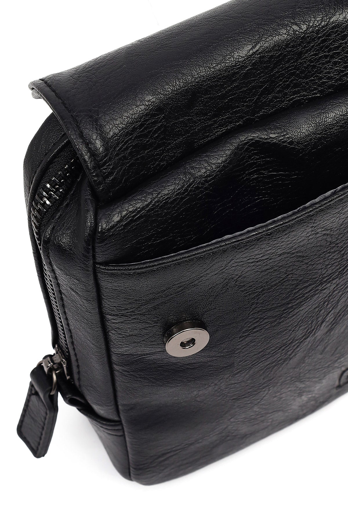 Erkek Siyah Mini Postacı Çantası