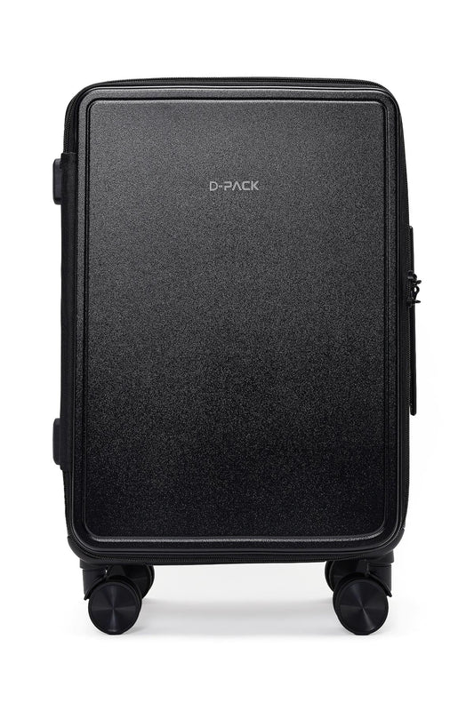 D-pack Unisex Siyah Kabin Boy Valiz