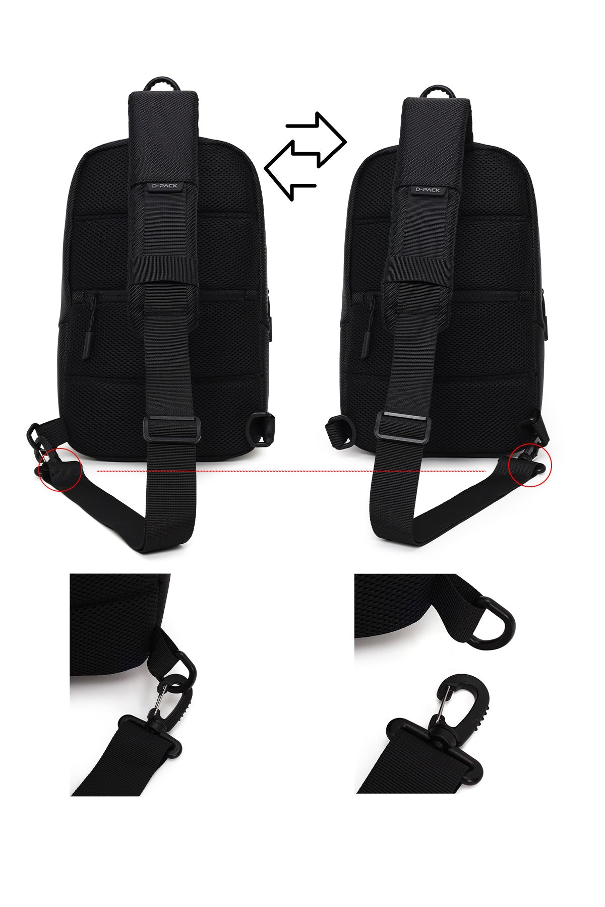 D-pack Erkek Siyah Sırt Çantası