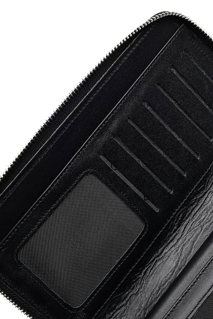 Erkek Siyah Deri Mini El Çantası