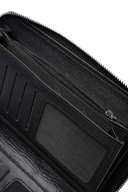 Erkek Siyah Deri Mini El Çantası