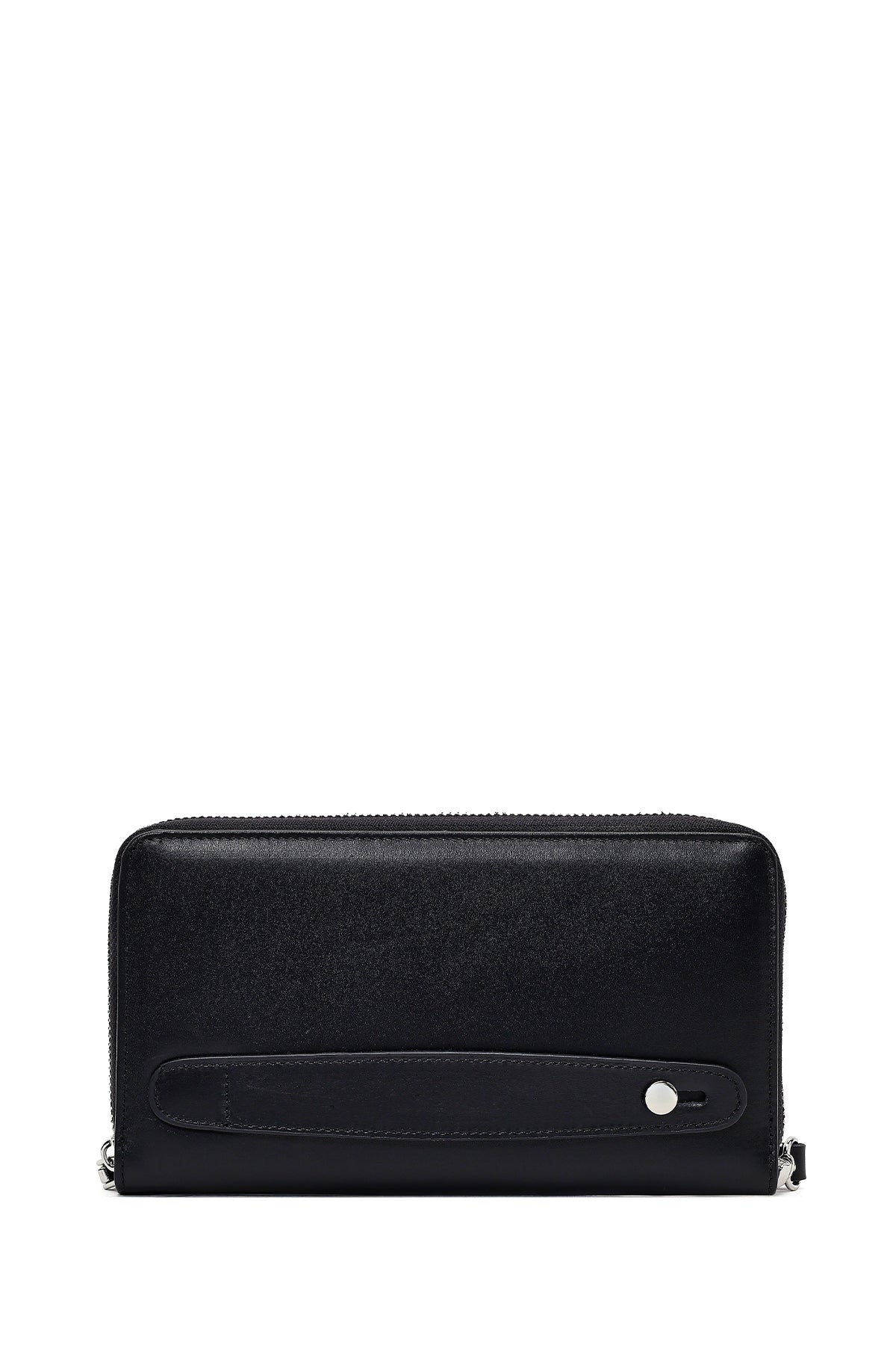 Erkek Siyah Deri Mini El Çantası