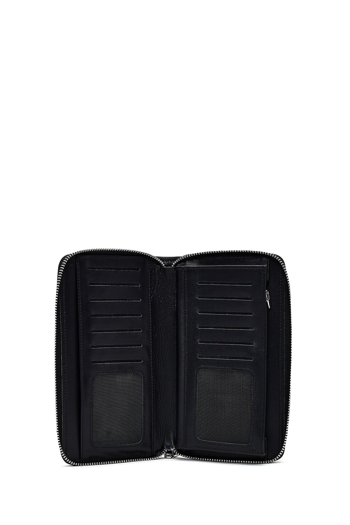 Erkek Siyah Deri Mini El Çantası