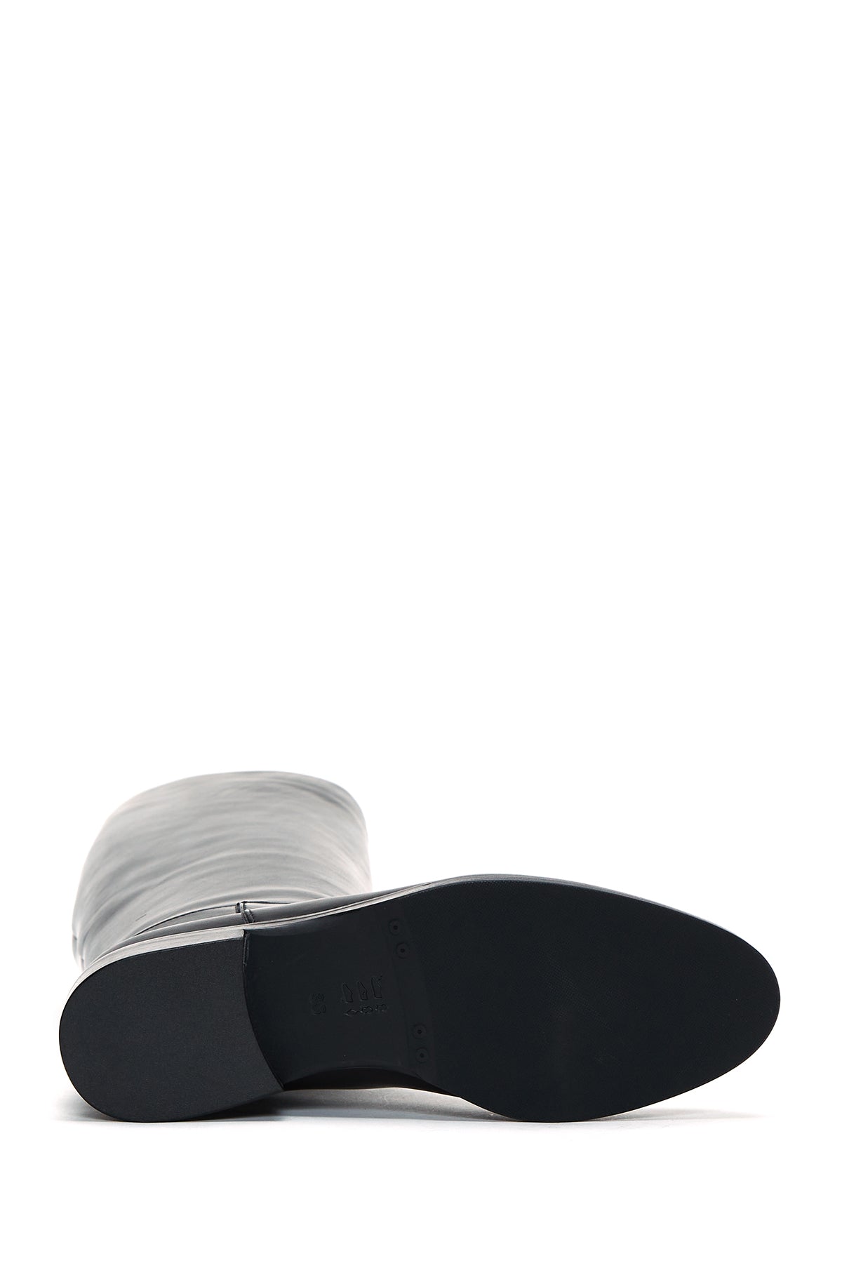 Kadın Siyah Deri Çizme