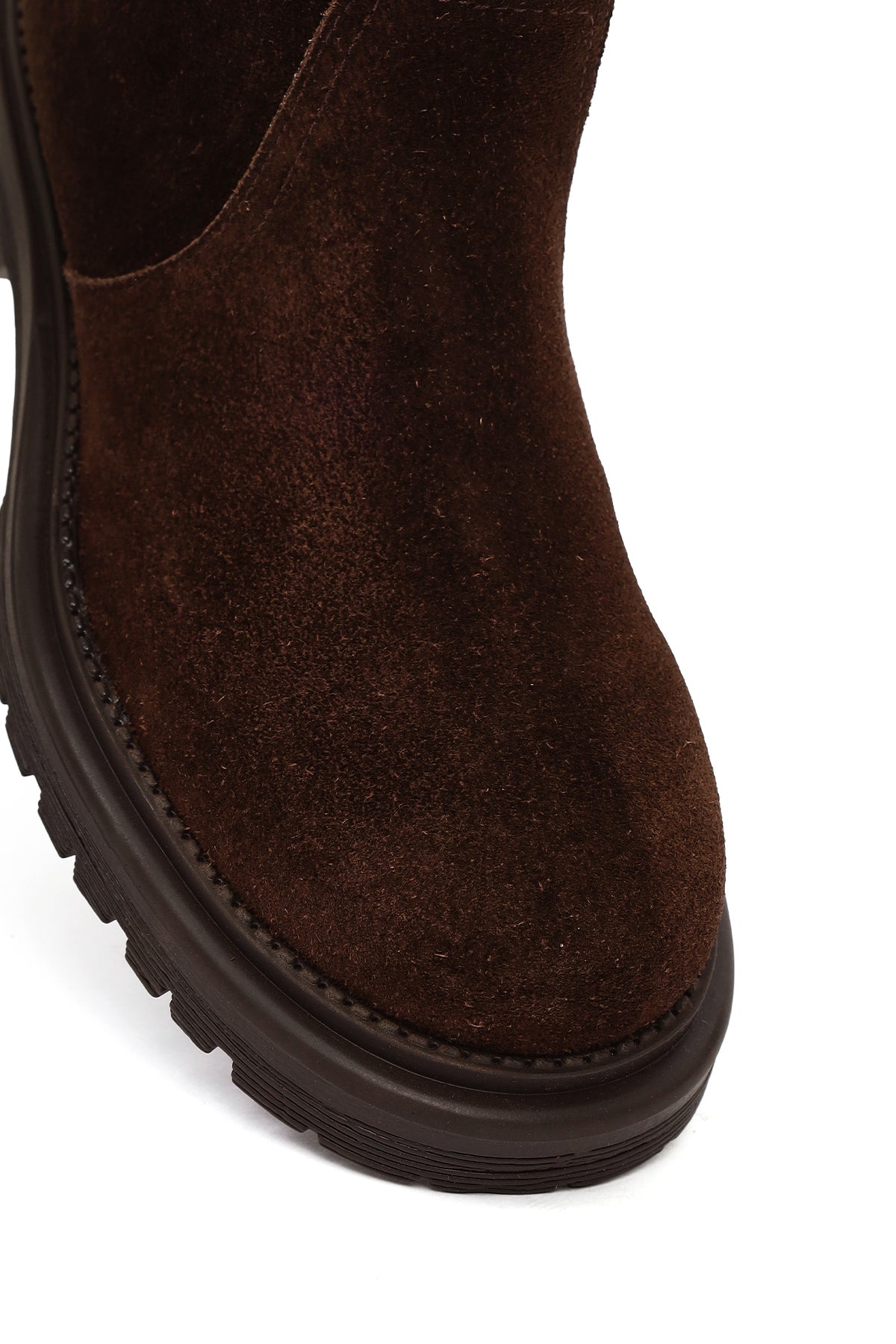 Kadın Kahverengi Süet Deri Bot