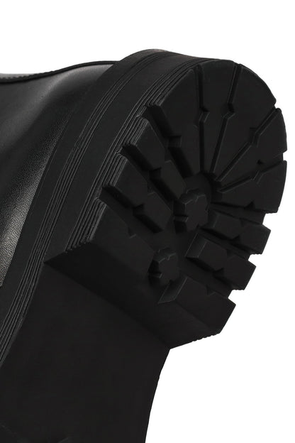 Kadın Siyah Deri Bot