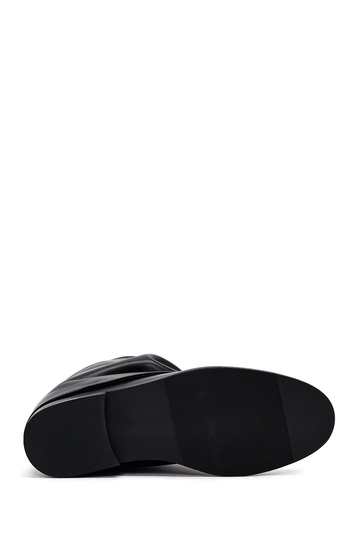 Kadın Siyah Deri Bot