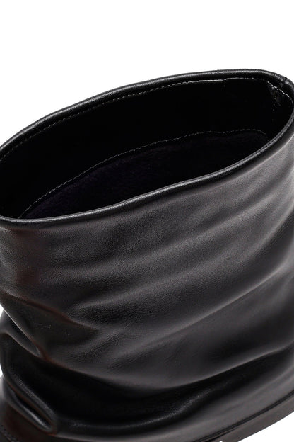 Kadın Siyah Deri Bot