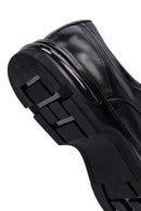 Erkek Siyah Bağcıklı Deri Casual Ayakkabı