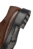 Erkek Kahverengi Bağcıklı Deri Casual Ayakkabı