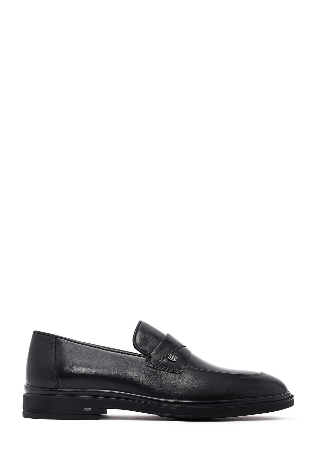 Erkek Siyah Deri Klasik Loafer