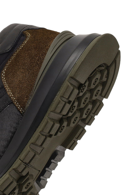 Erkek Yeşil Bağcıklı Deri Sneaker