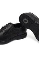 Erkek Siyah Deri Casual Ayakkabı