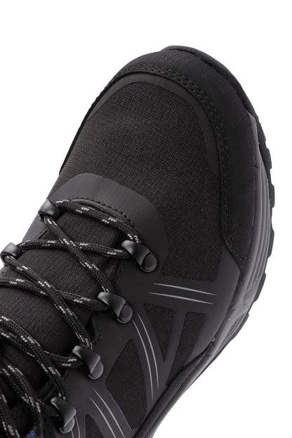 Derimod Dry Erkek Siyah Bağcıklı Waterproof Deri Outdoor Bot