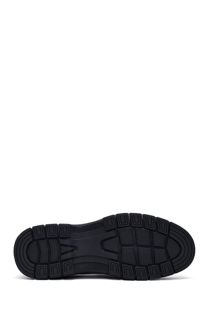 Erkek Siyah Deri Casual Loafer
