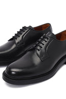 Erkek Siyah Bağcıklı Deri Casual Ayakkabı