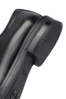 Erkek Siyah Bağcıklı Deri Casual Ayakkabı