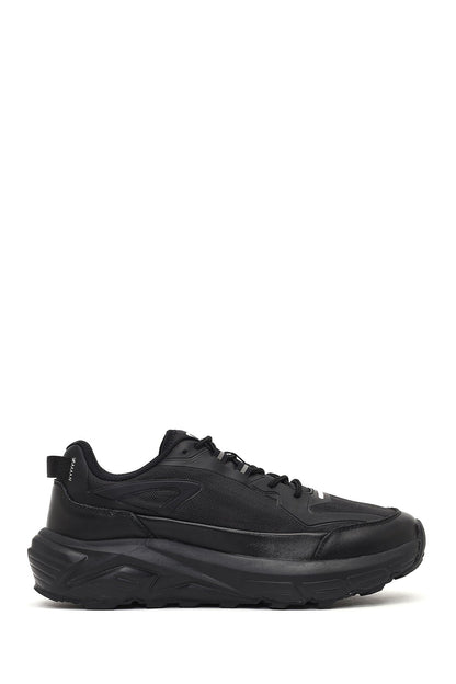 Derimod Studio Erkek Siyah Bağcıklı Kalın Tabanlı Sneaker