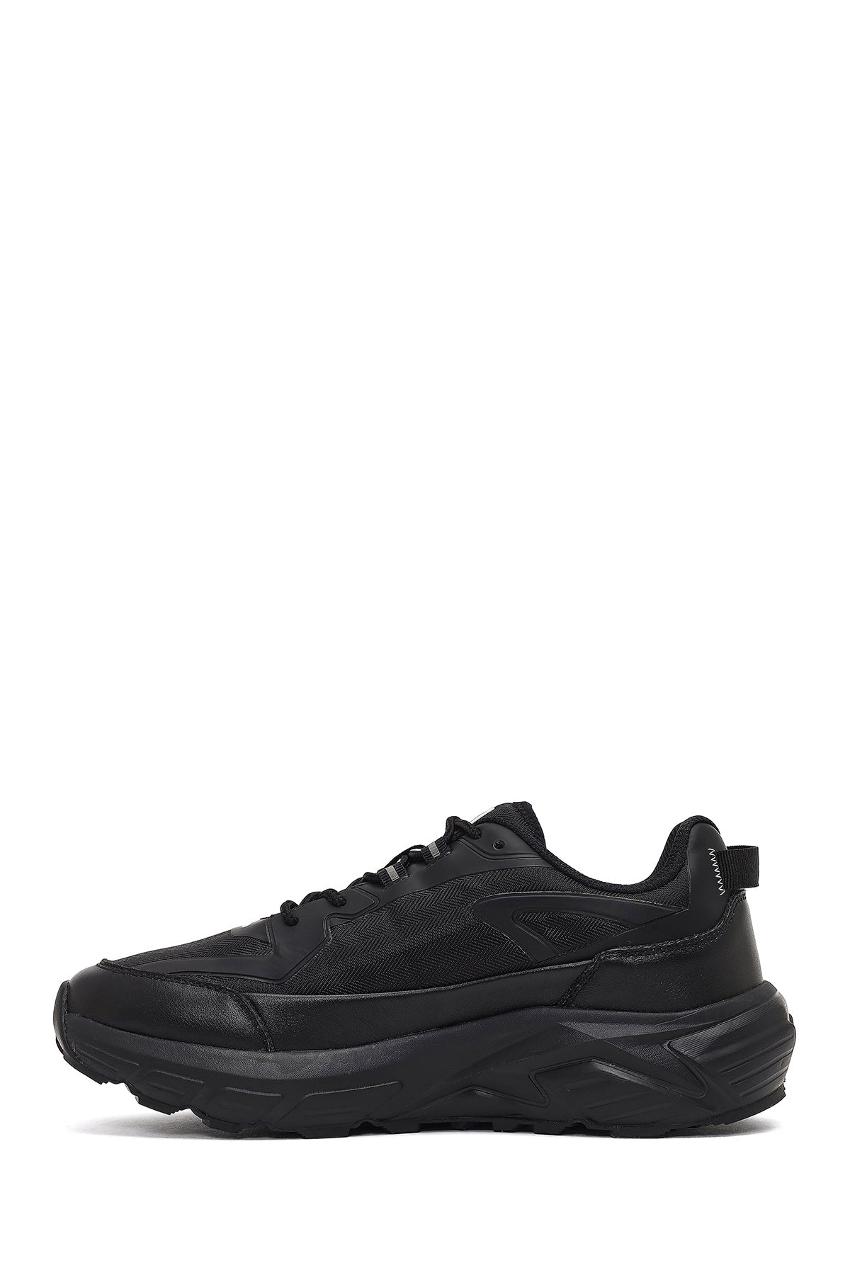 Derimod Studio Erkek Siyah Bağcıklı Kalın Tabanlı Sneaker