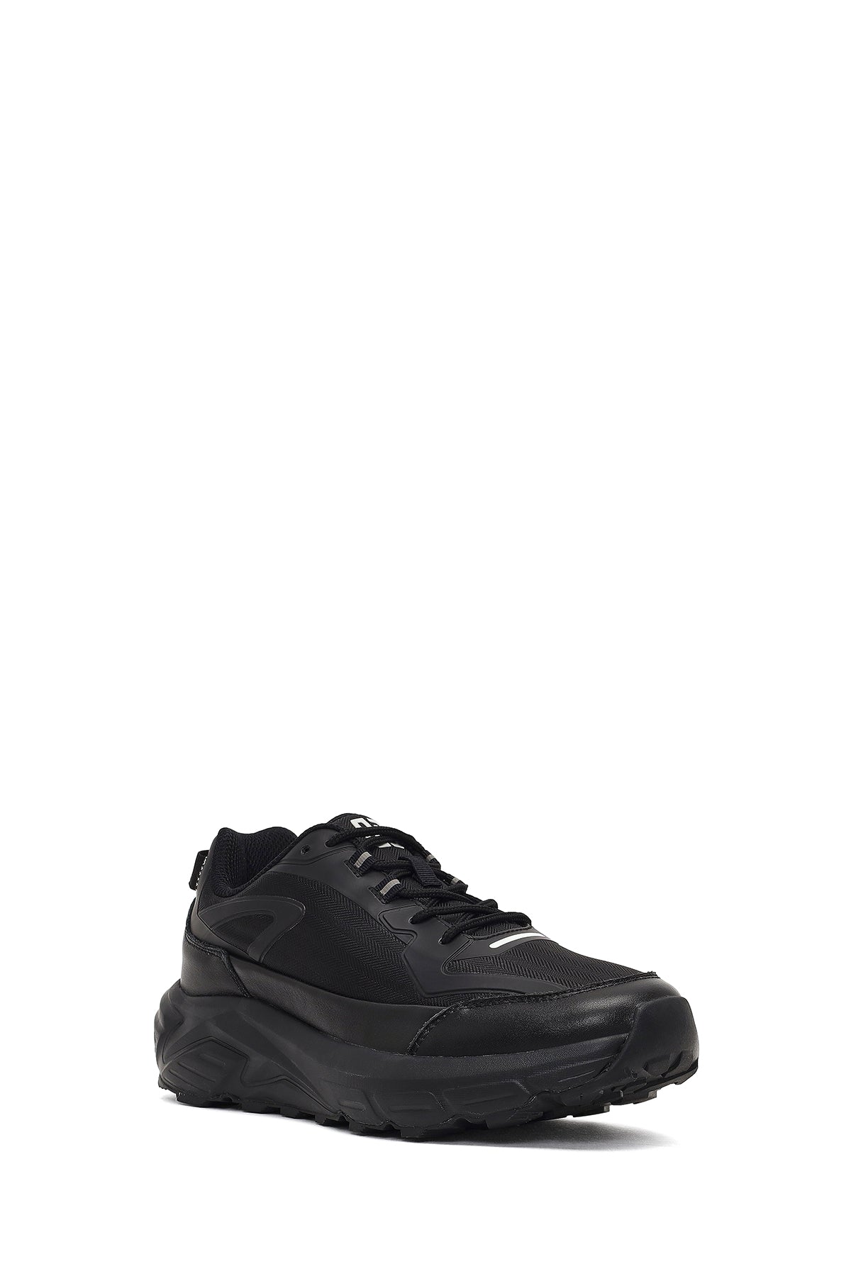 Derimod Studio Erkek Siyah Bağcıklı Kalın Tabanlı Sneaker