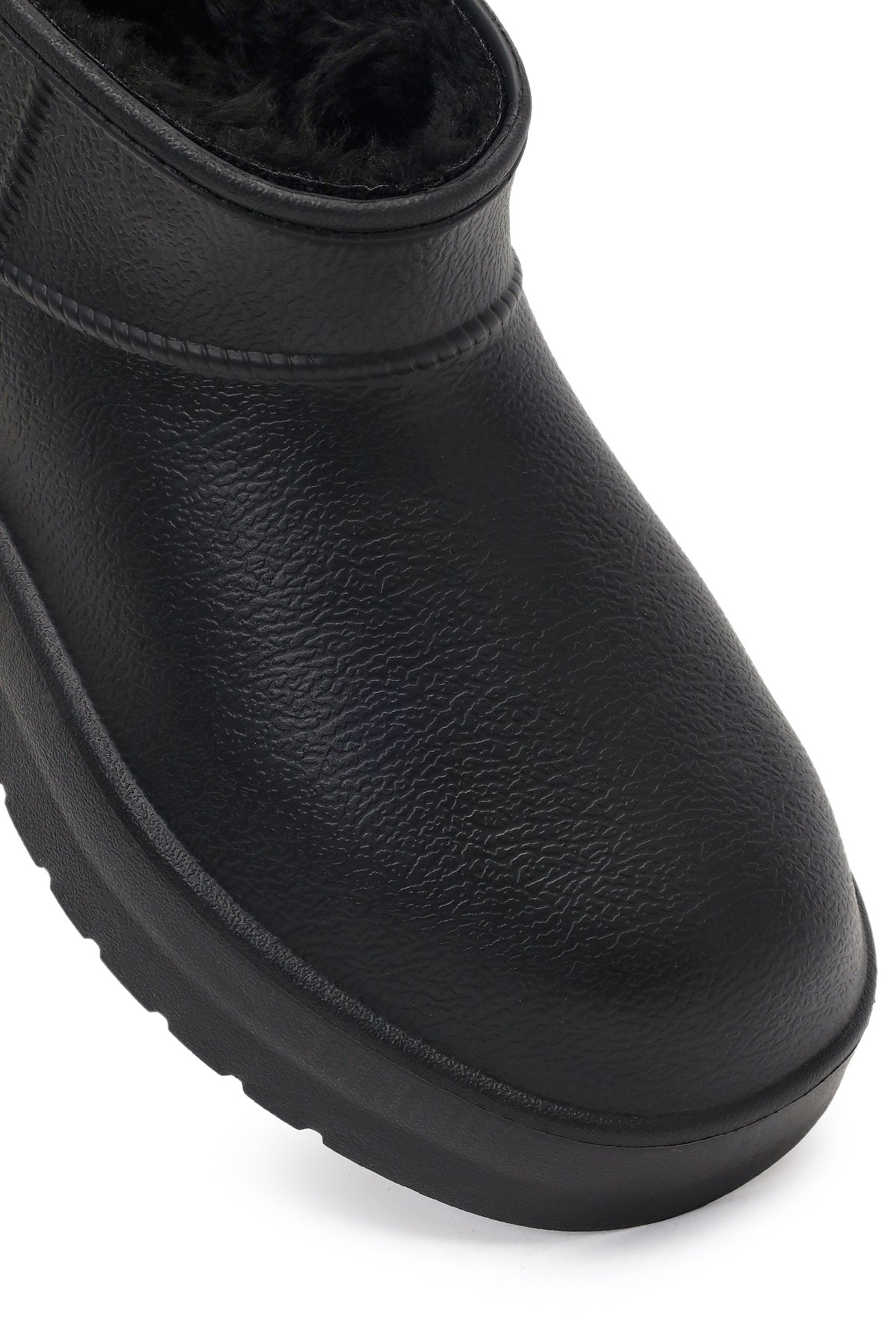 Kadın Siyah Kürklü Teddy Bot