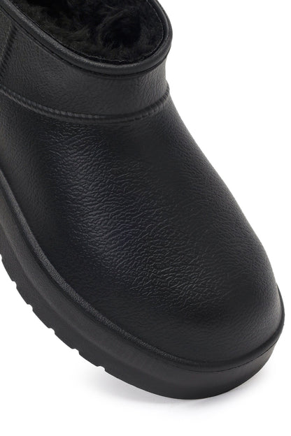 Kadın Siyah Kürklü Teddy Bot