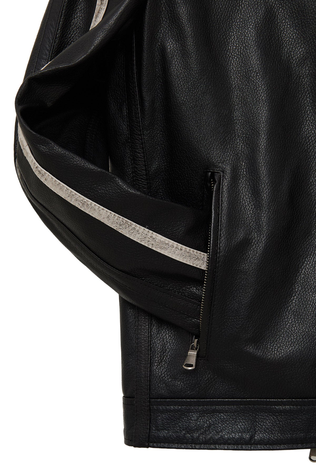 Middleton Erkek Siyah Slim-fit Kısa Deri Ceket
