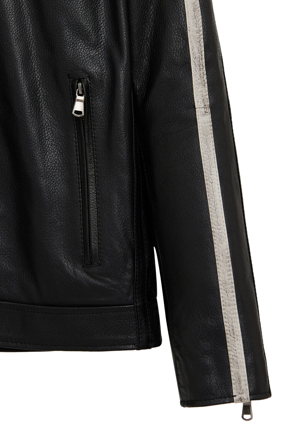 Middleton Erkek Siyah Slim-fit Kısa Deri Ceket