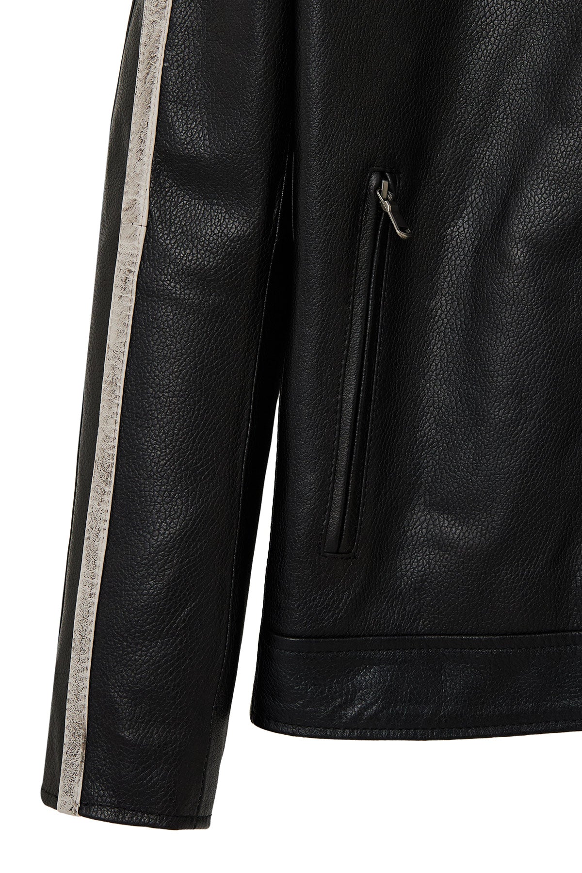 Middleton Erkek Siyah Slim-fit Kısa Deri Ceket