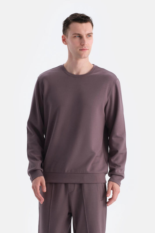 Scuba Bisiklet Yaka Sweatshirt