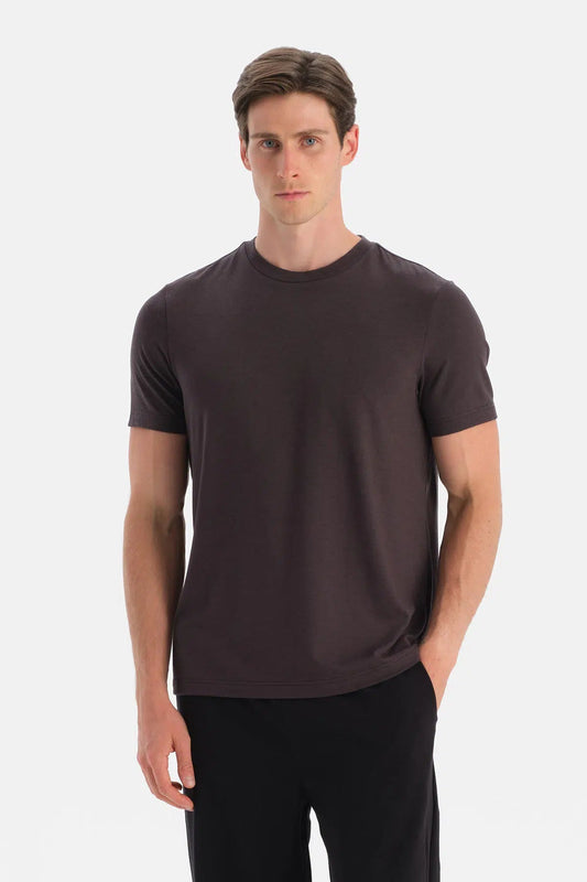 Erkek Bis Yaka Soft Touch Tişört Regular