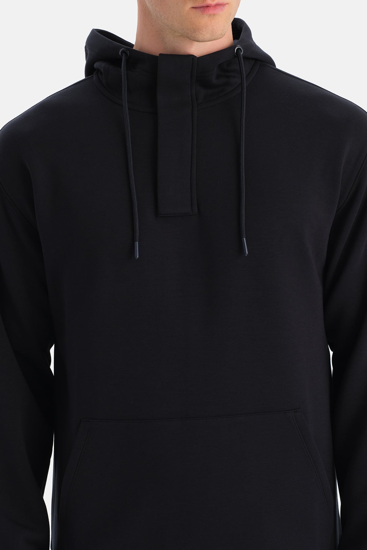 Erkek Kapişonlu Modal Sweatshirt