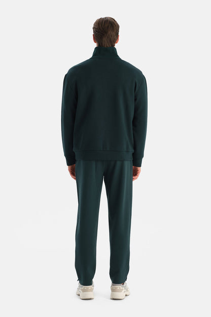 Erkek Yarim Fermuarli Sweatshirt