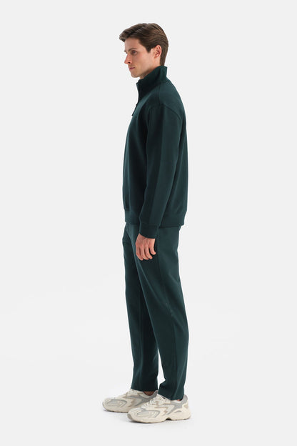 Erkek Yarim Fermuarli Sweatshirt