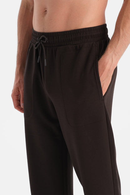 Kahverengi Erkek Modal Eşofman Altı