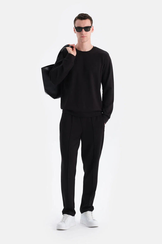 Nervür Detayli Scuba Pantolon