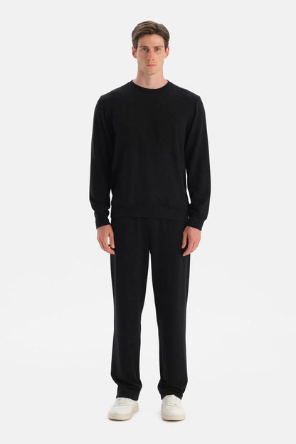 Basic Soft Touch Düz Paça Pantolon