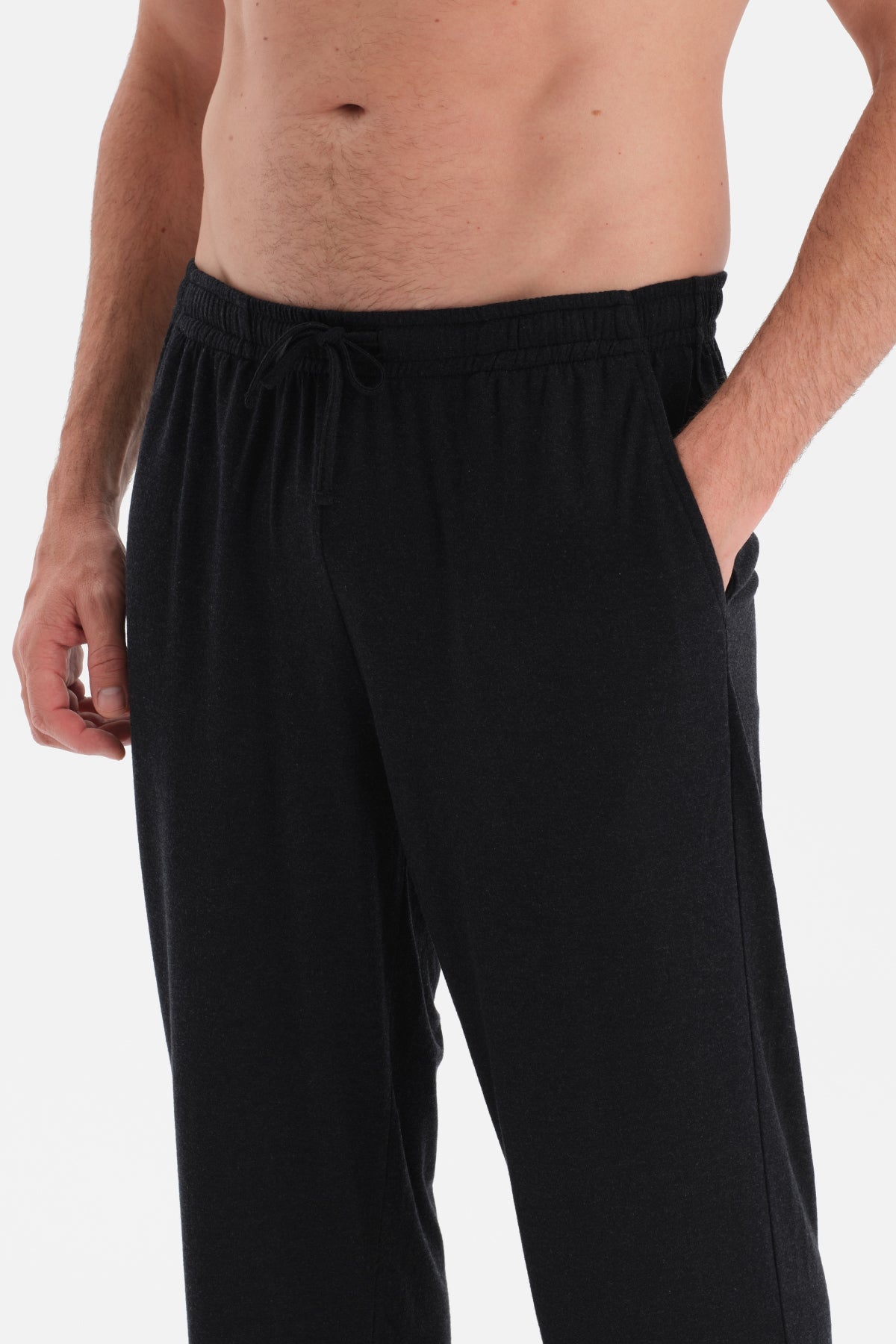 Uzun Kollu Pat Ve Cep Detayli Pijama Takim