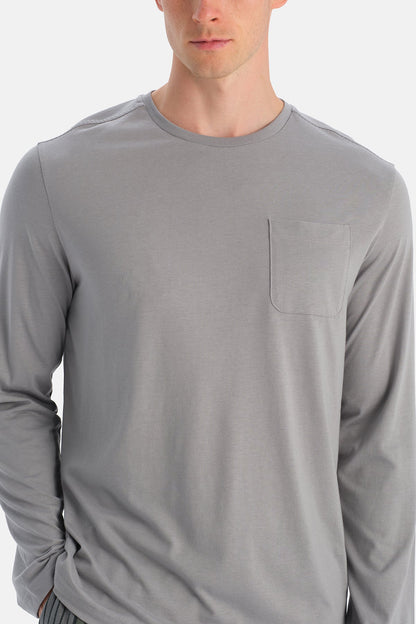 Dikiş Ve Cep Detayli Tişört Pantolon Takim