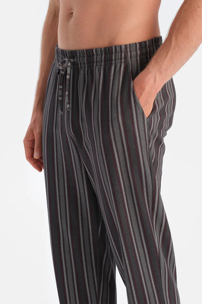 Uzun Kollu Bisiklet Yaka Tişört Pantolon Takim