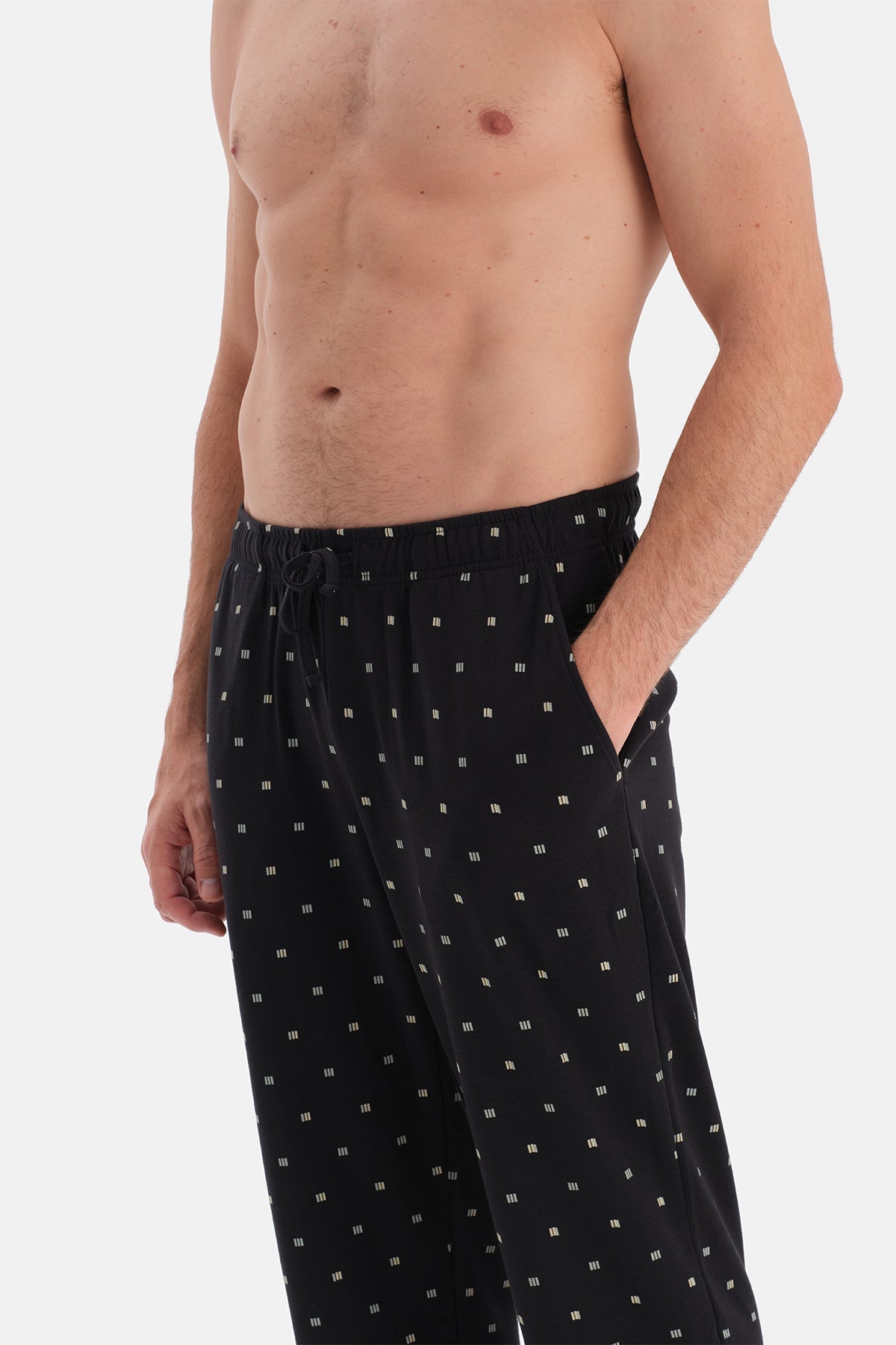 V Yaka Uzun Kollu Pijama Takim