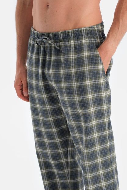 Ekoseli Dokuma Pantolon