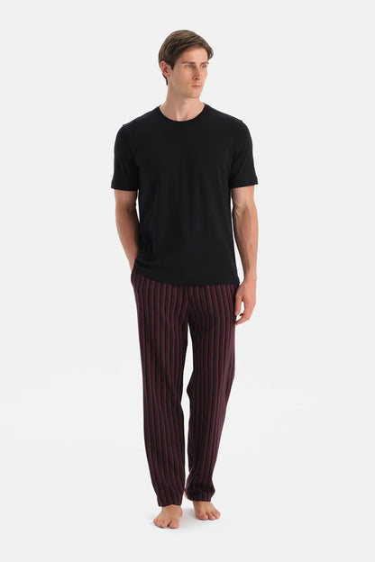Desenli Örme Pantolon