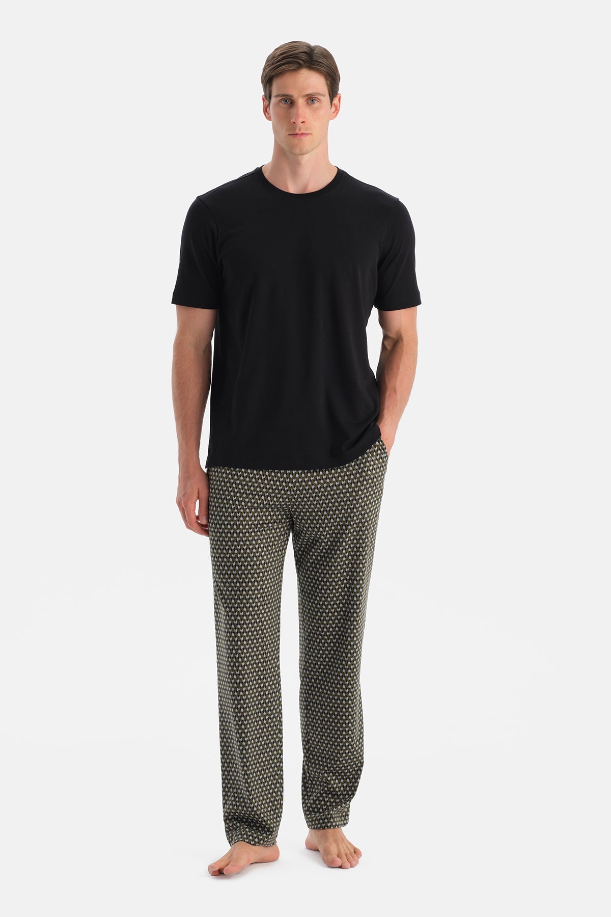 Ikili Örme Pantolon