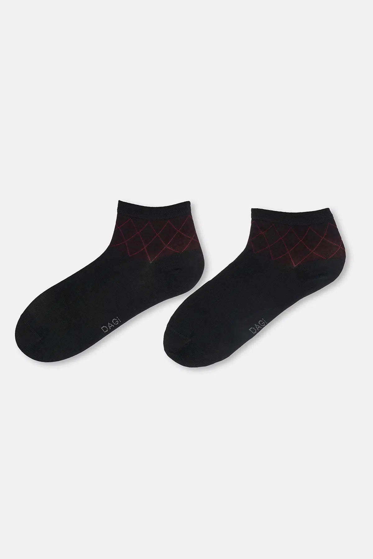 Erkek 2'li Bambu Baklava Desen Quarter Çorap