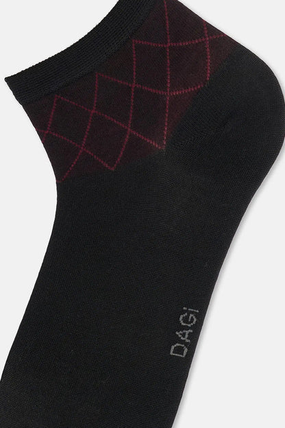 Erkek 2'li Bambu Baklava Desen Quarter Çorap