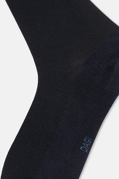 Erkek 2'li Pirinç Dokulu Bambu Çorap