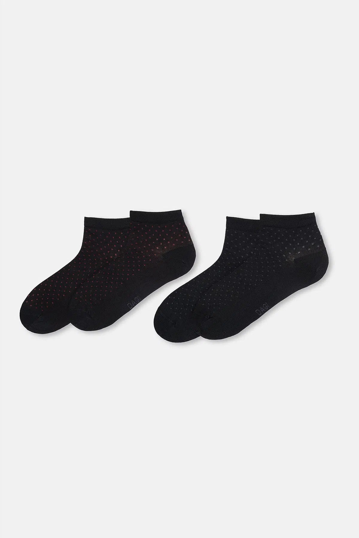 Erkek 2'li Puantiye Desen Bambu Çorap