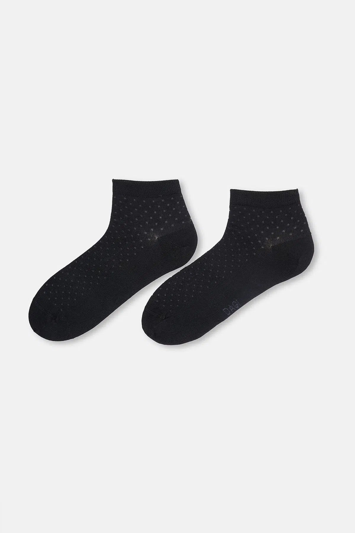 Erkek 2'li Puantiye Desen Bambu Çorap