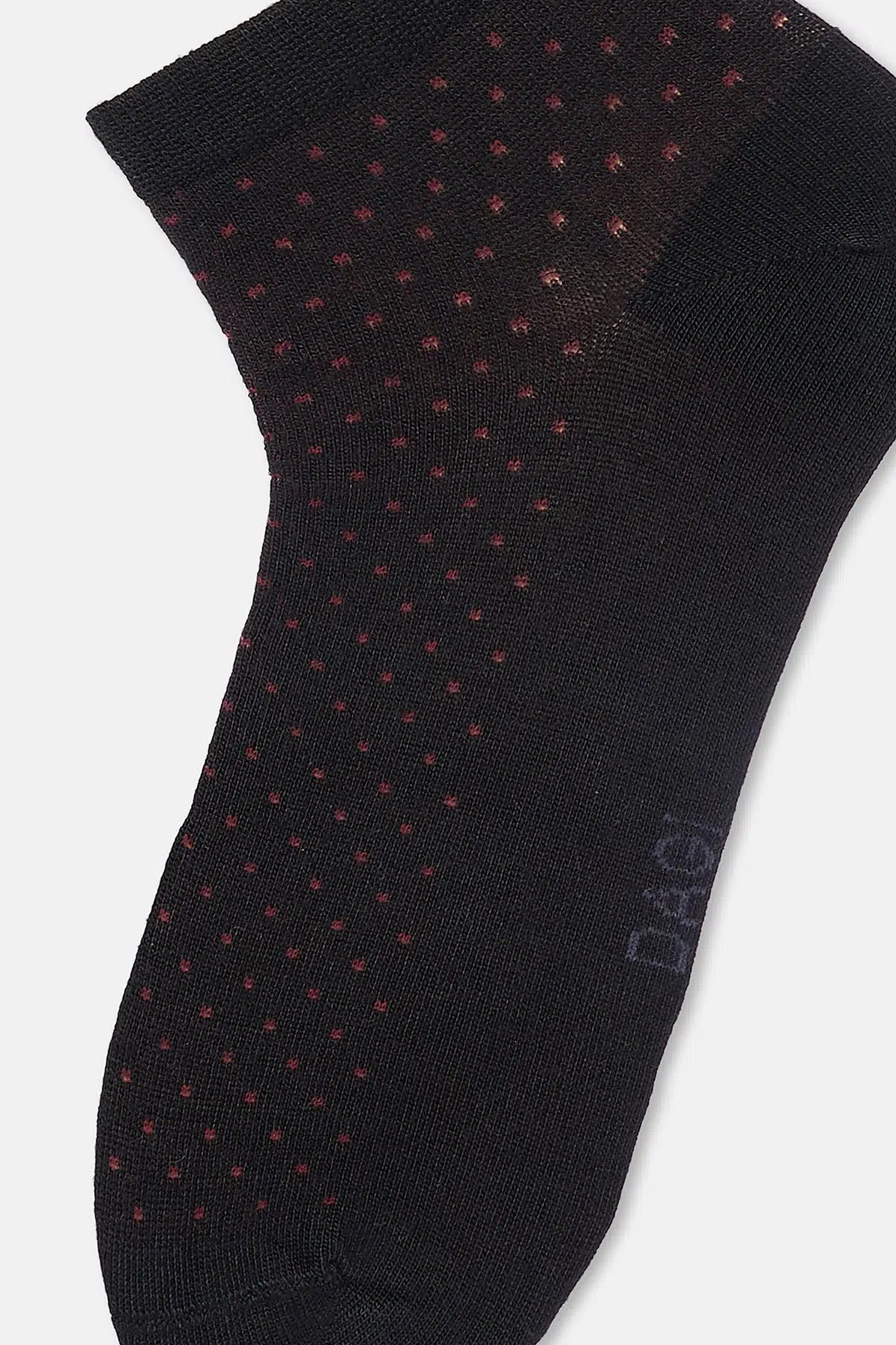 Erkek 2'li Puantiye Desen Bambu Çorap